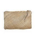 Pochette - busta in pelle effetto vintage - AY35838