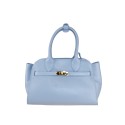 Leather handbag with shoulder strap - HK38842