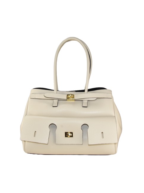 Borsa a spalla in pelle con...