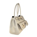 Leather shoulder bag with shoulder strap - BH58864