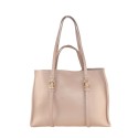 Leather shoulder bag with shoulder strap - LS49854