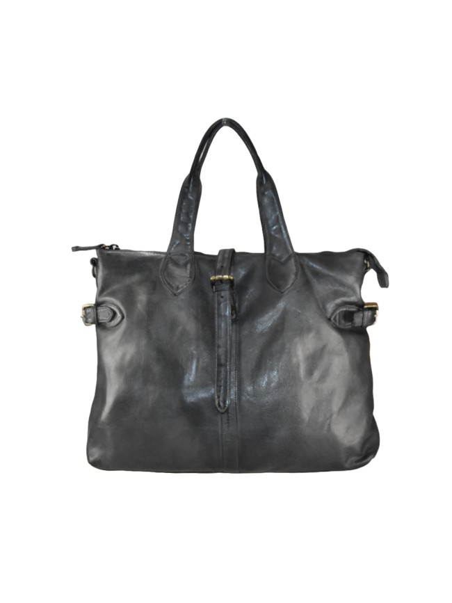 Woman vintage leather hand & shoulder...