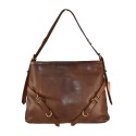 Borsa donna a spalla in vera pelle vintage - UN85894