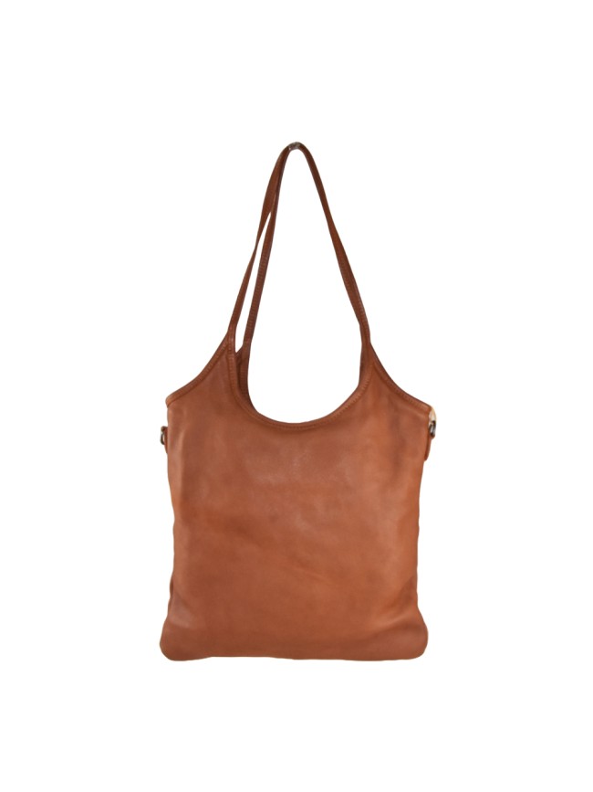 Woman vintage leather shoulder bag -...