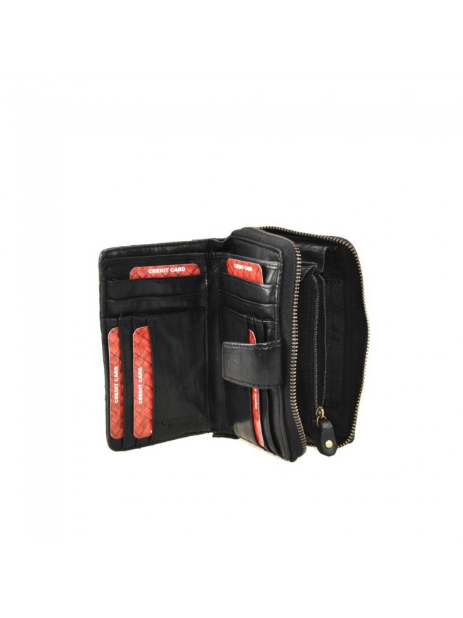 Woman washed leather wallet - 1767