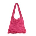 Borsa donna a spalla in tessuto a rete - 2501