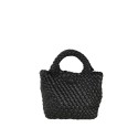 Woman woven synthetic leather hand bag - 8219