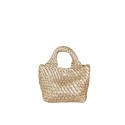 Woman woven synthetic leather hand bag - 8219