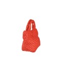 Borsa a mano donna in similpelle intrecciato con tracolla - 8219