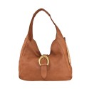 Woman vintage leather shoulder bag - FU55861