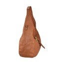 Woman vintage leather shoulder bag - FU55861