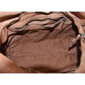 Woman vintage leather shoulder bag - FU55861