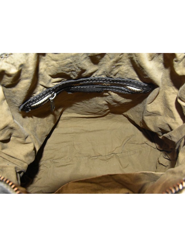 Borsa donna a spalla in vera pelle e...