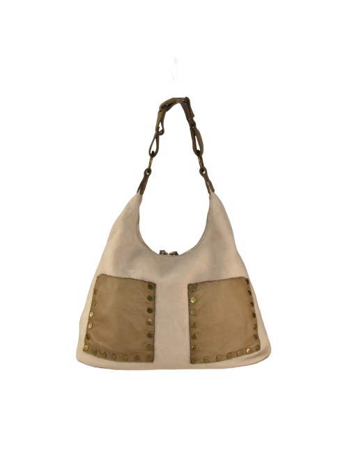 Woman vintage leather &...