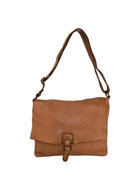 Woman washed leather bag -...