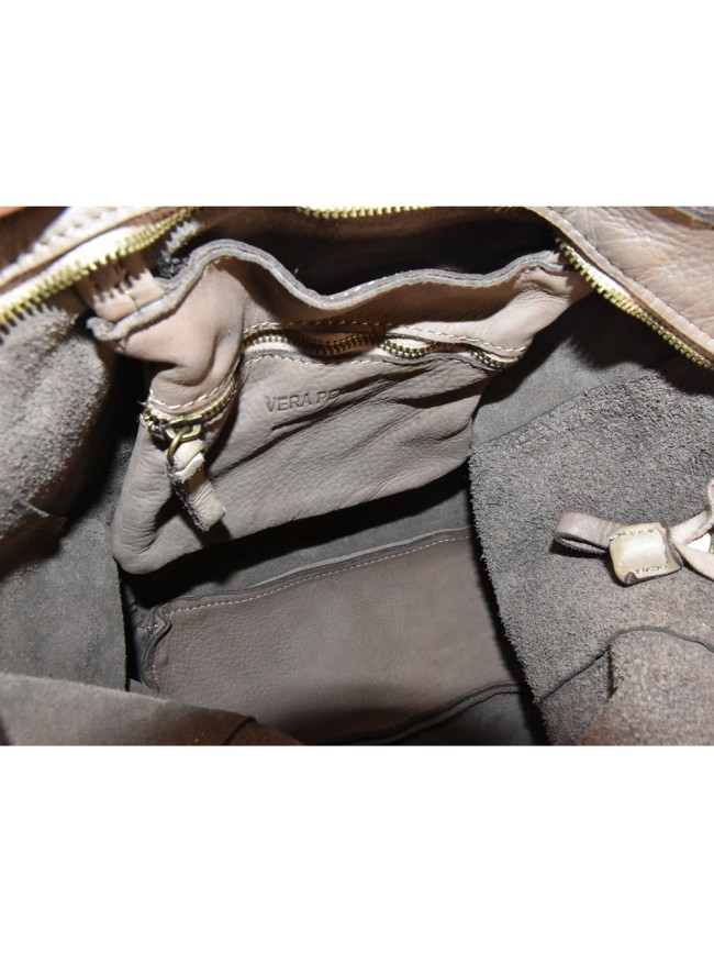 Borsa donna a spalla in vera pelle...