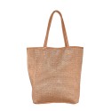 Borsa donna in raffia e pelle - SR25827