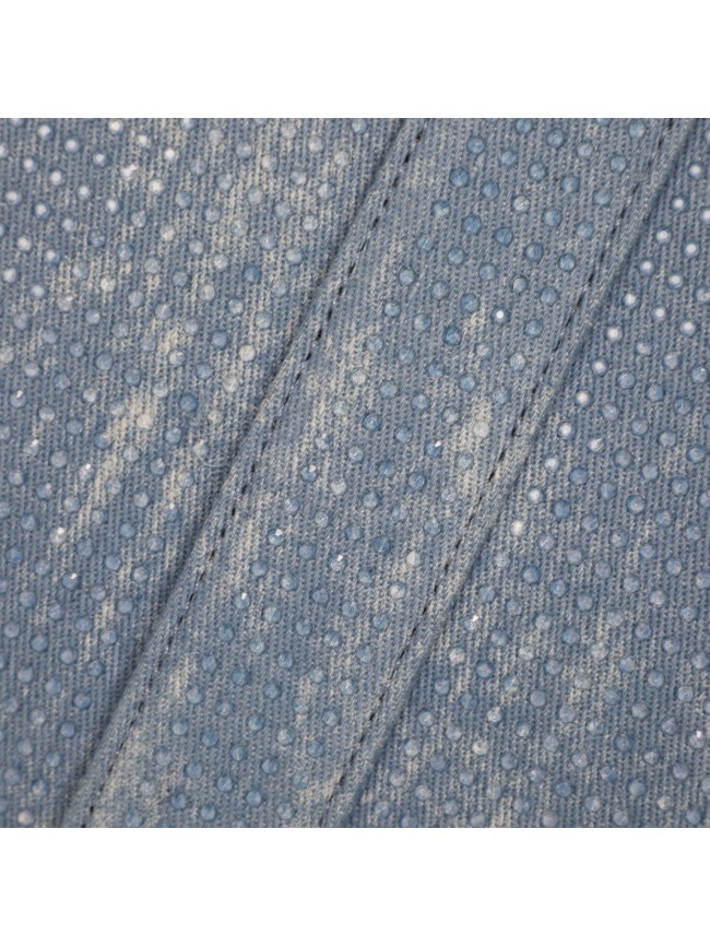 Borsa a mano in jeans con tracolla -...