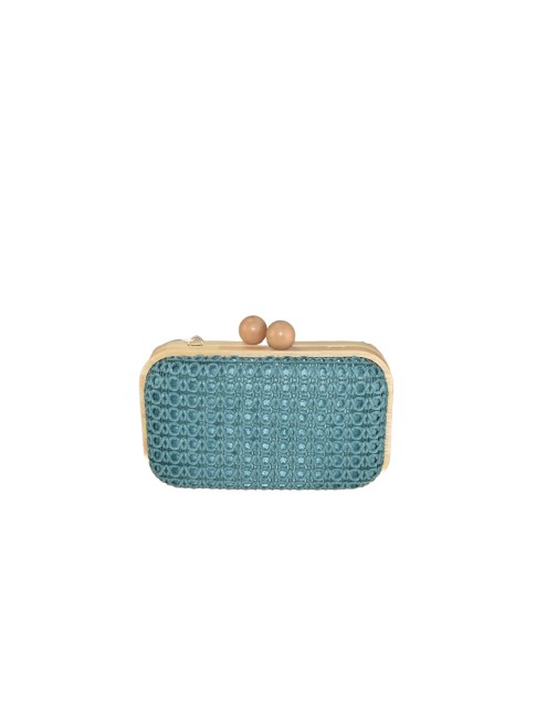 Woman Rafia pochette bag -...