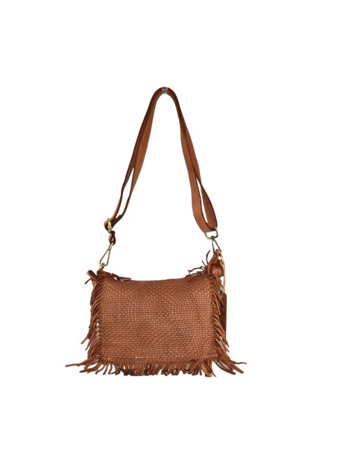 Woman washed leather bag -...