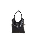 Leather handbag with shoulder strap - SS15817