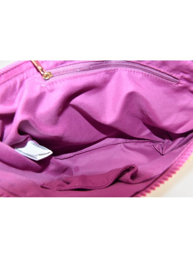 Textile leather pochette - 55002