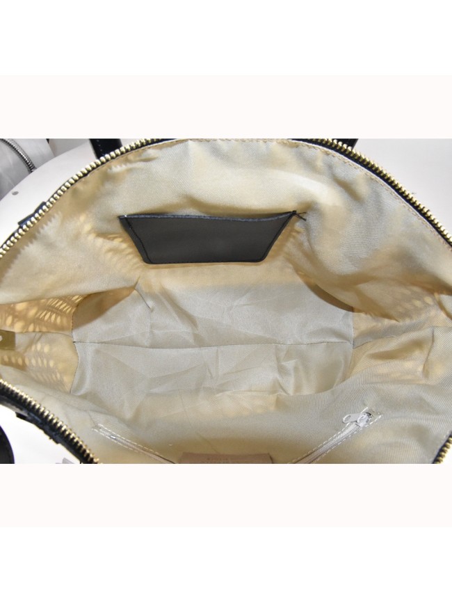 Woman leather & raffia hand bag -... Woman leather & raffia hand bag -...