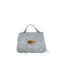 Borse donna a mano in vera pelle con frange 100% made Italy - SQ29832