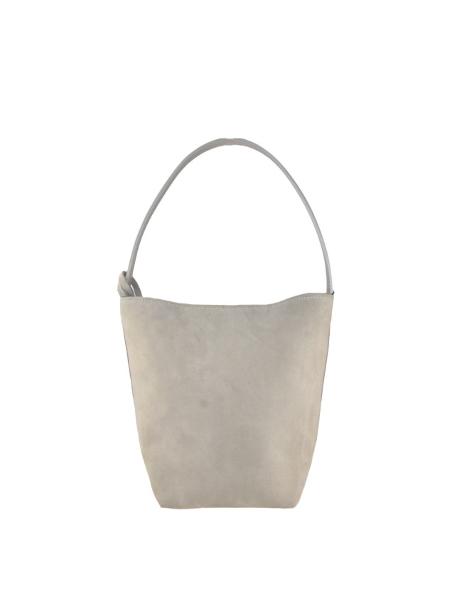 Woman suede leather shoulder bag -...