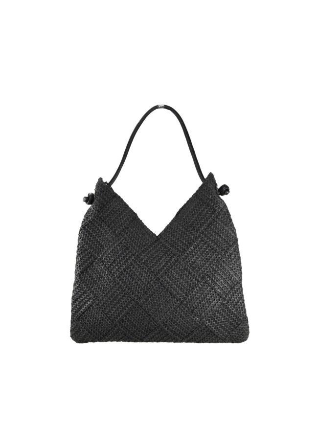 Borsa a spalla donna in raffia - 50265