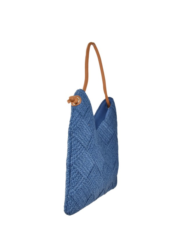 Borsa a spalla donna in raffia - 50265