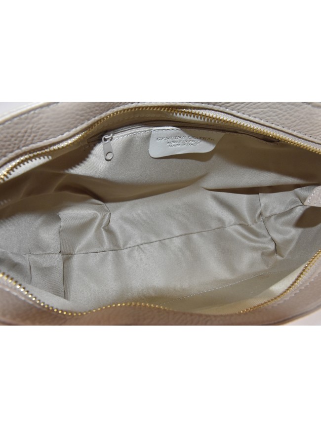 Borsa a spalla in pelle made Italy  -...