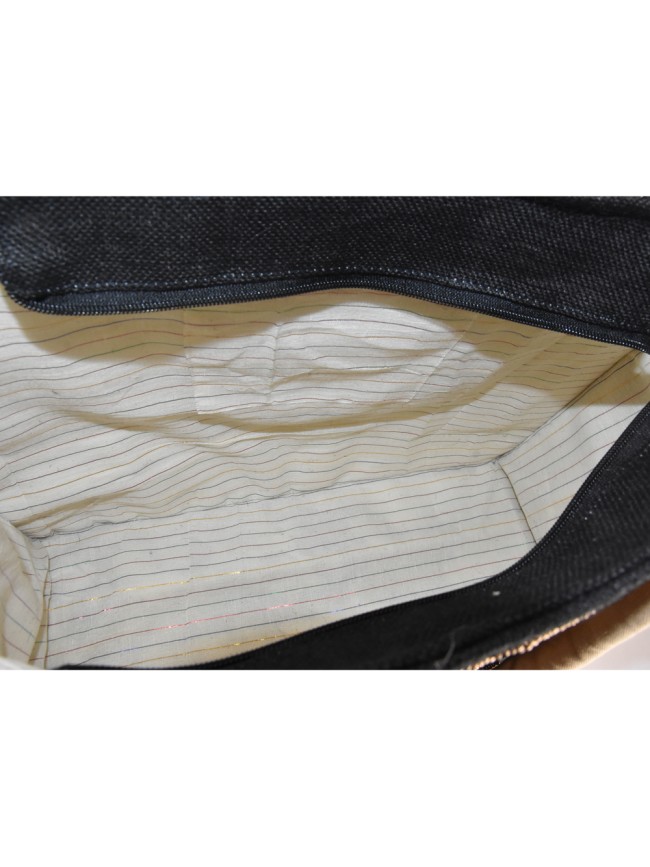 Woman textile bag with decoration -...