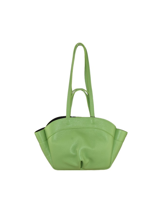 Borsa a spalla in pelle made Italy  -...