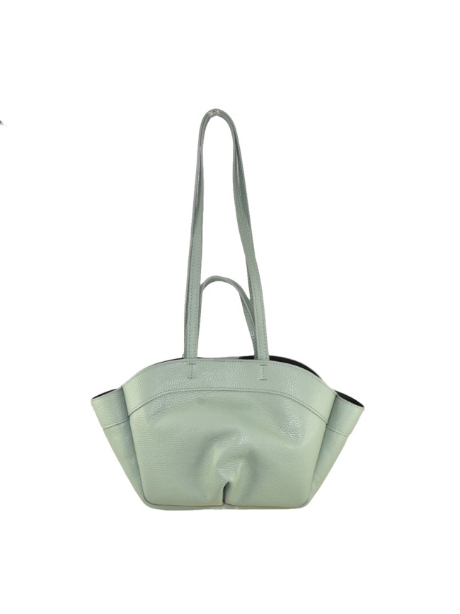 Borsa a spalla in pelle made Italy  -...