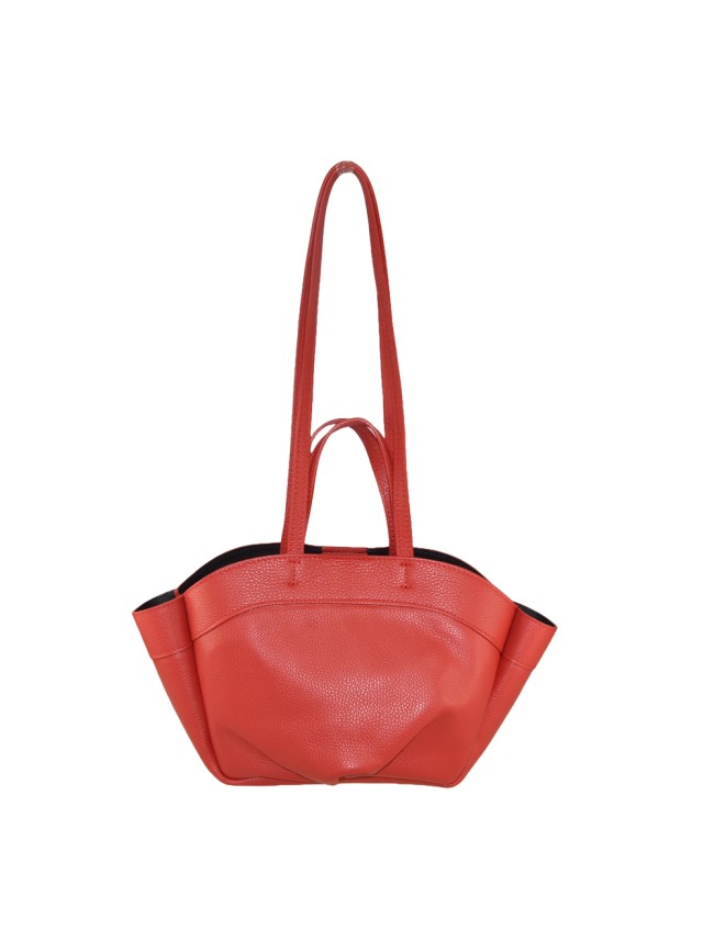 Borsa a spalla in pelle made Italy  -...