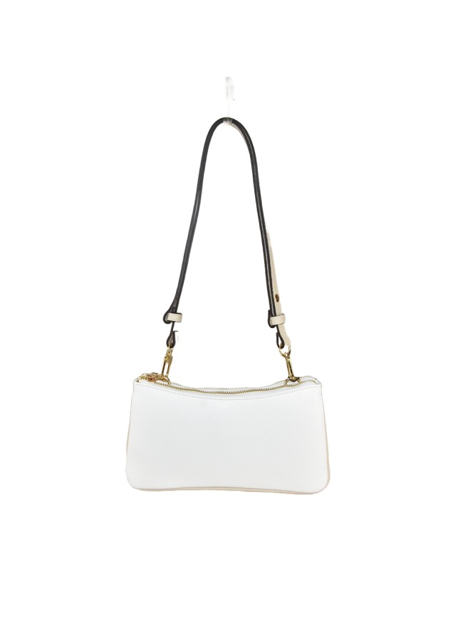 Borsa a spalla in pelle made Italy  -...