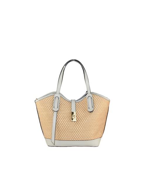Leather hand bag with... 2