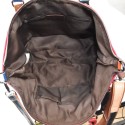 Borsa in pelle patchwork intrecciato - 9338