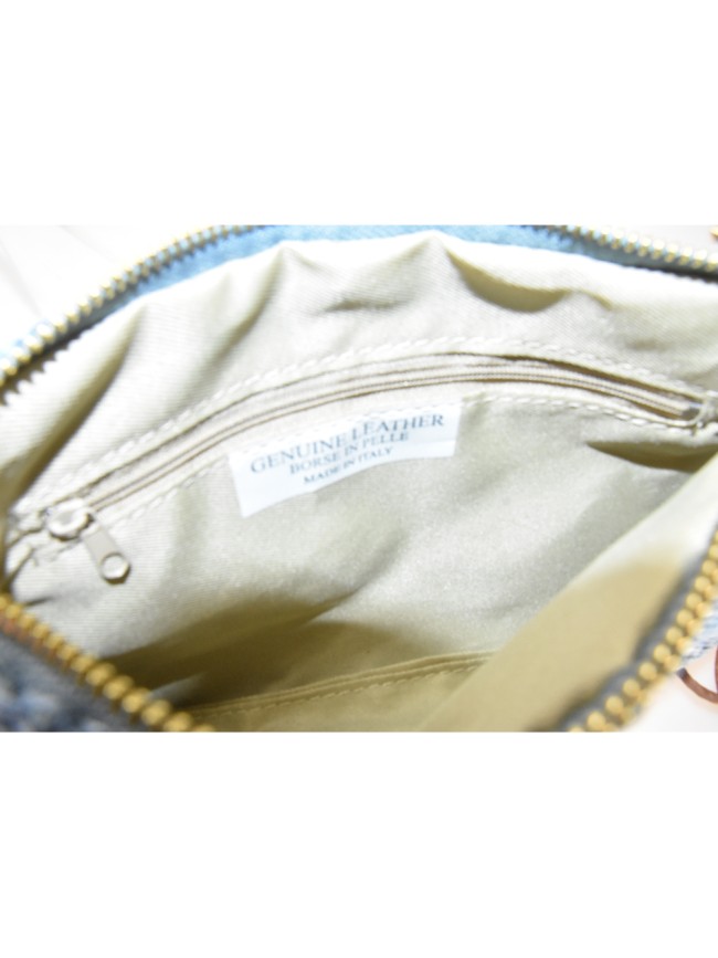 Busta donna in raffia a tracolla -...