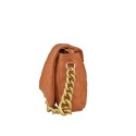 Borsa donna a mano con tracolla in vera pelle con catena - CB44848