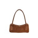 Suede leather shoulder bag - CT29832