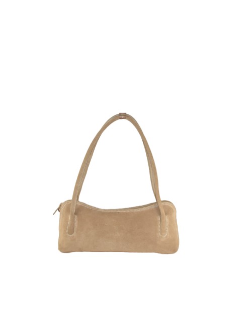 Suede leather shoulder bag...