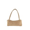 Borsa a spalla in pelle camoscio - CT29832