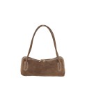 Borsa a spalla in pelle camoscio - CT29832