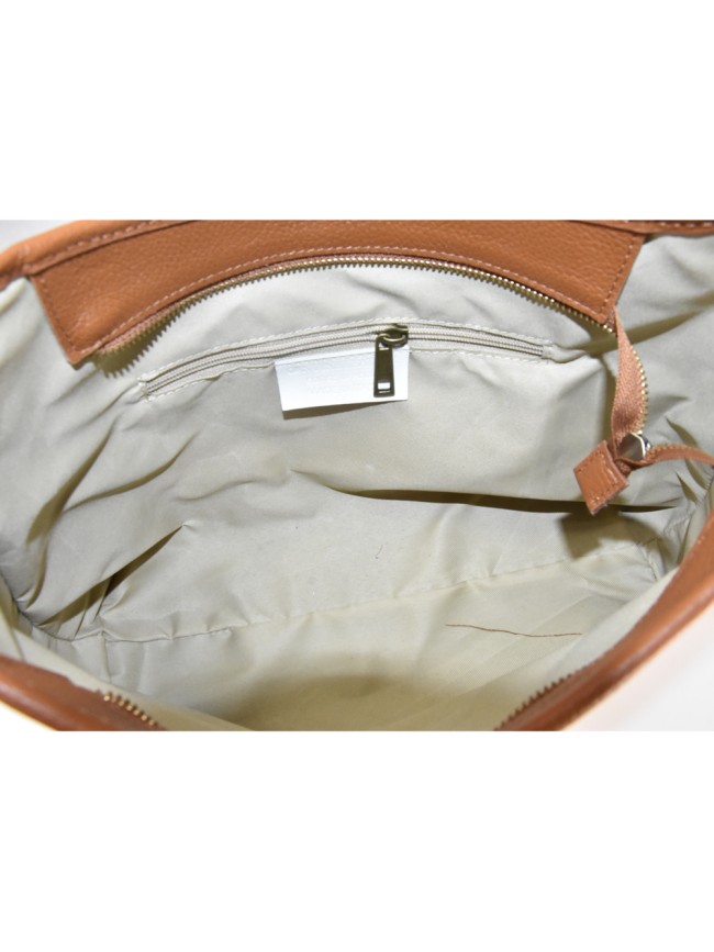 Borsa a spalla in pelle camoscio con...