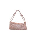 Woman shoulder clutch with strass - CH063
