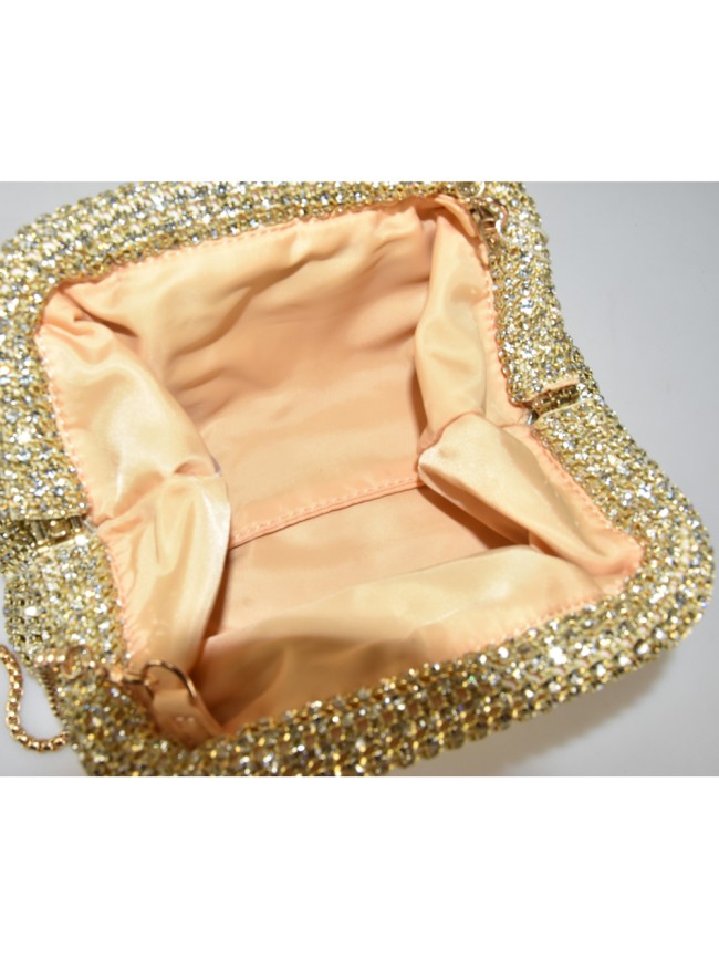 Pochette donna con strass - L9011
