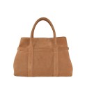 Borsa a mano in pelle camoscio con tracolla - LP46851