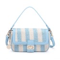 Borsa a spalla donna in raffia - 55007